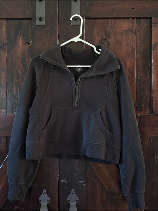 lululemon athletica Tops - lululemon athletica Black Half-Zip Pullover